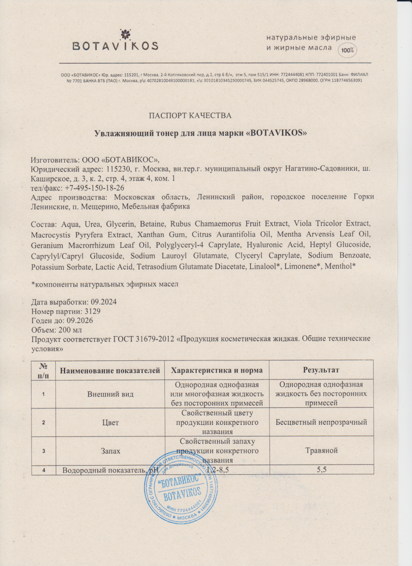 Паспорт №092024